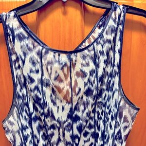 Women’s lined dress. MIDI length, with flare skirt. Size18W